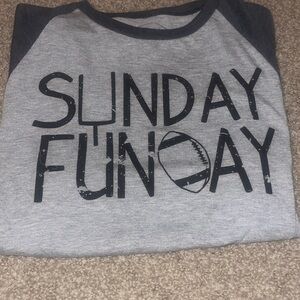 Jane Marie Gray Graphic Tee 3/4 sleeve